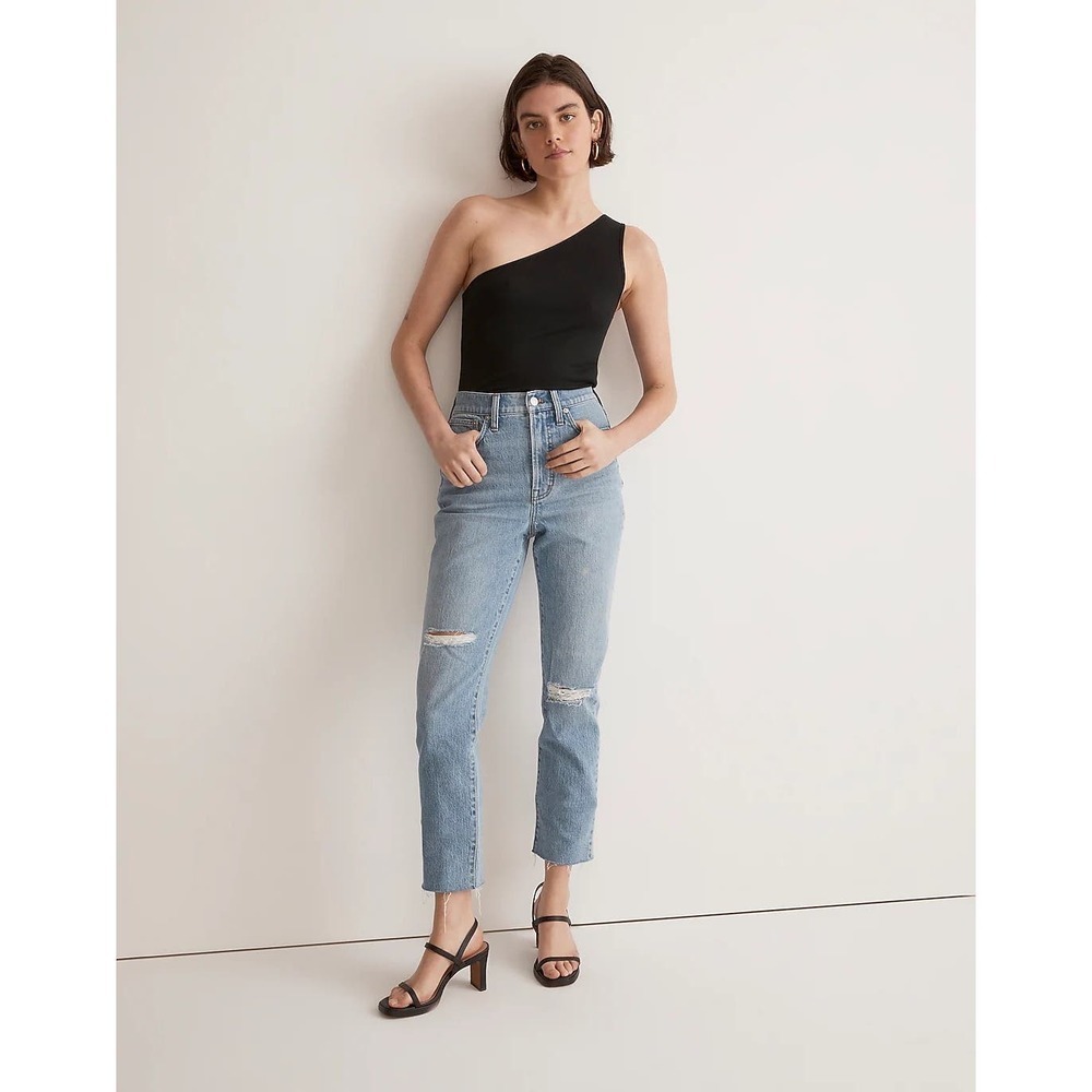 Madewell Light Blue Distressed Jeans